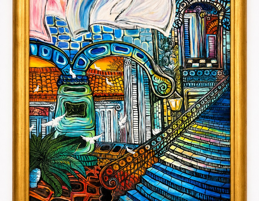 Blue Stairway