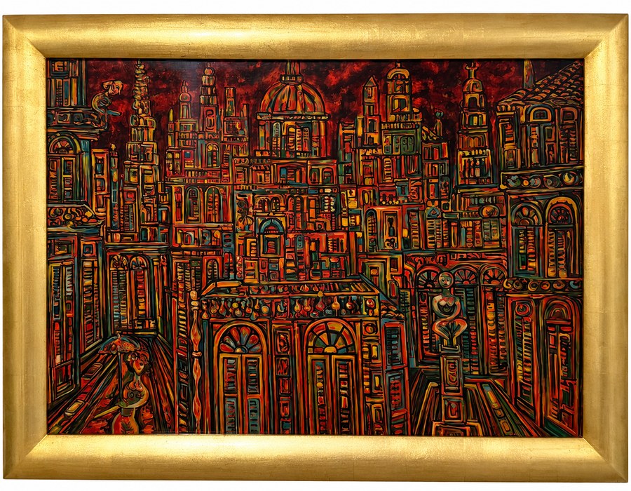 Panama City in Red